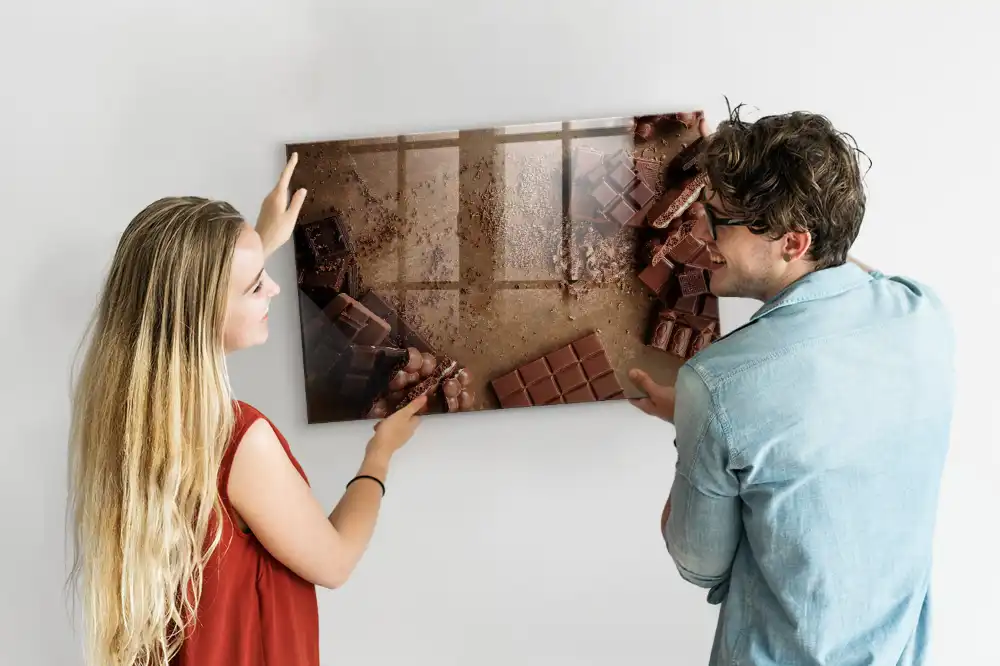 Tableau mural magnétique motif bonbons sucrés