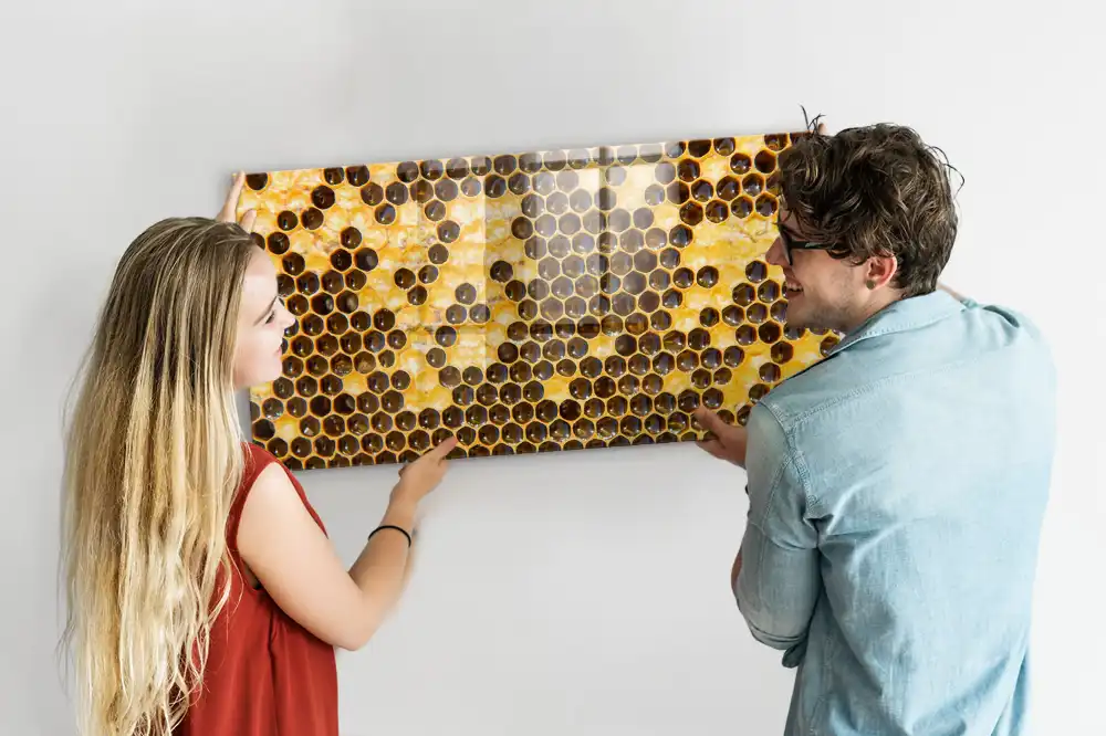 Tableau mural magnétique à la cire d'abeille