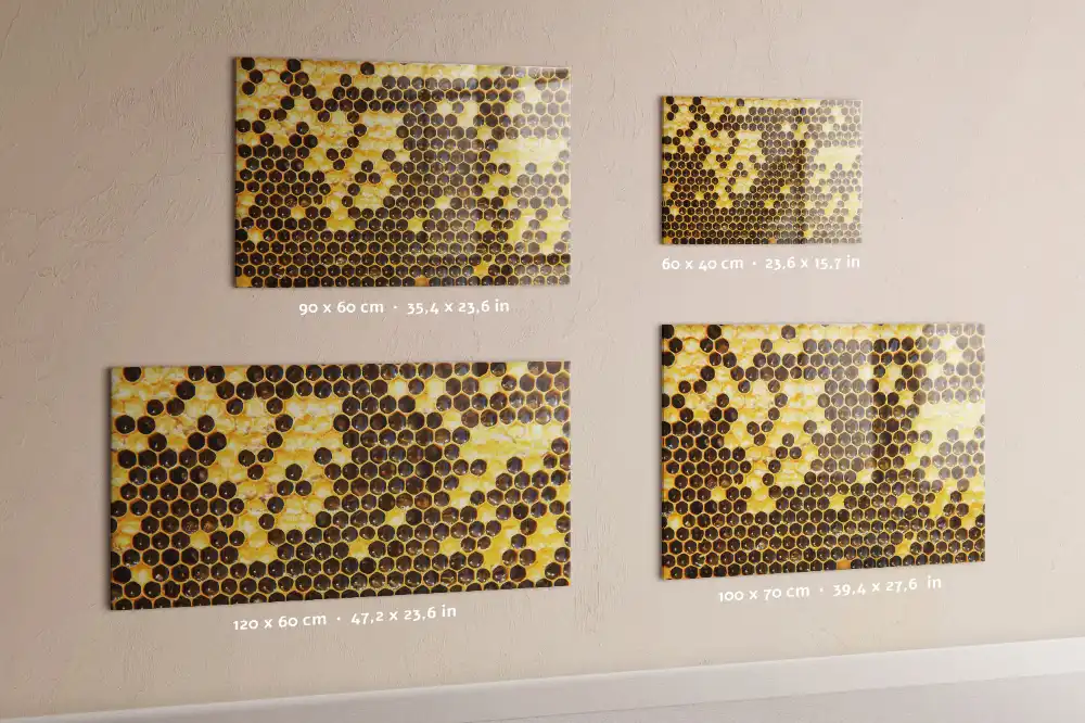 Tableau mural magnétique à la cire d'abeille