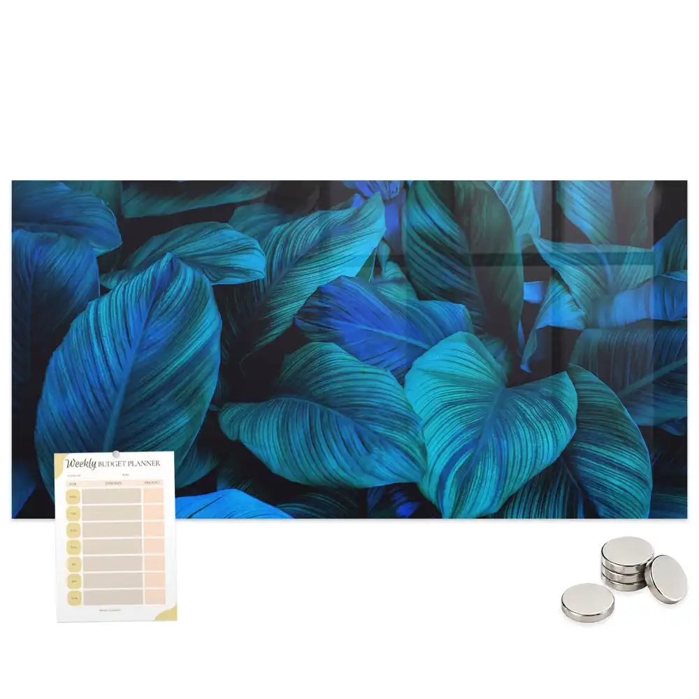 Tableau magnétique décoration nature tropicale