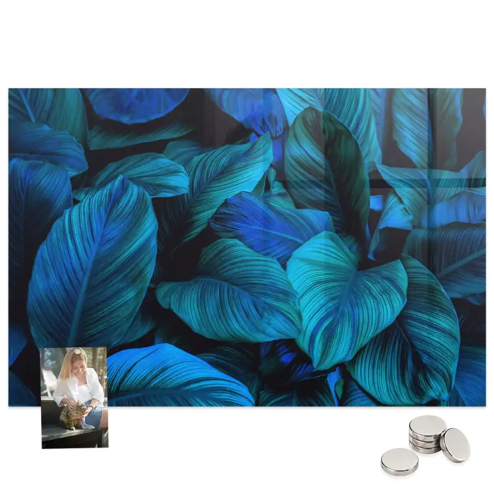 Tableau magnétique décoration nature tropicale