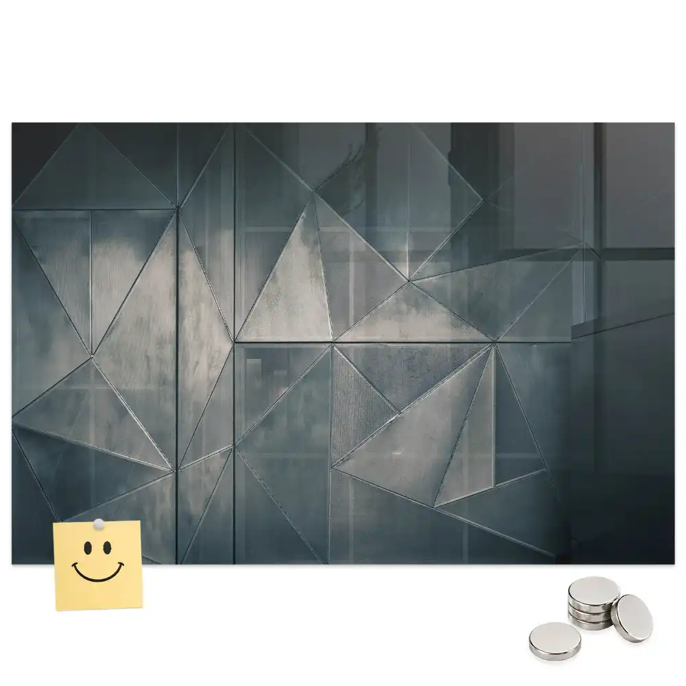 Tableau mural magnétique décoratif en métal