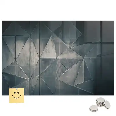 Tableau mural magnétique décoratif en métal