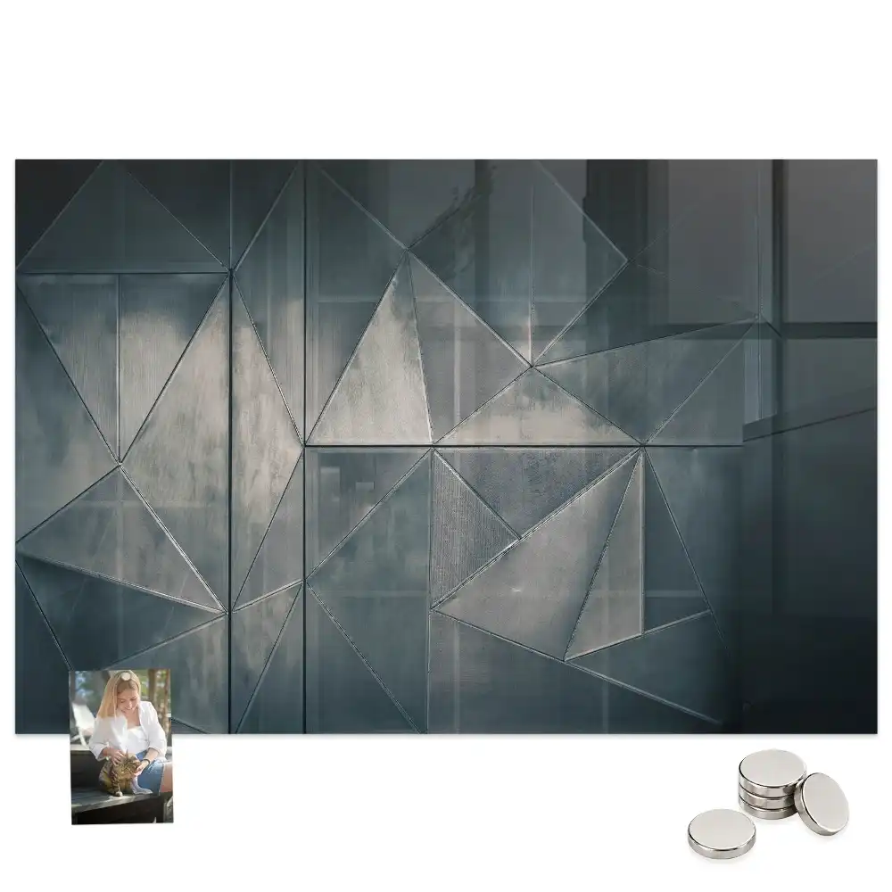 Tableau mural magnétique décoratif en métal