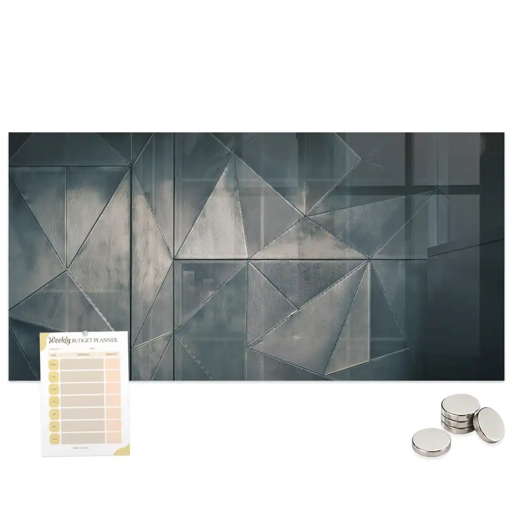 Tableau mural magnétique décoratif en métal