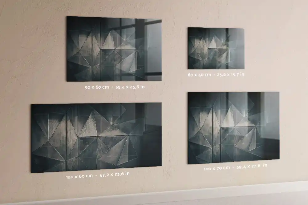 Tableau mural magnétique décoratif en métal