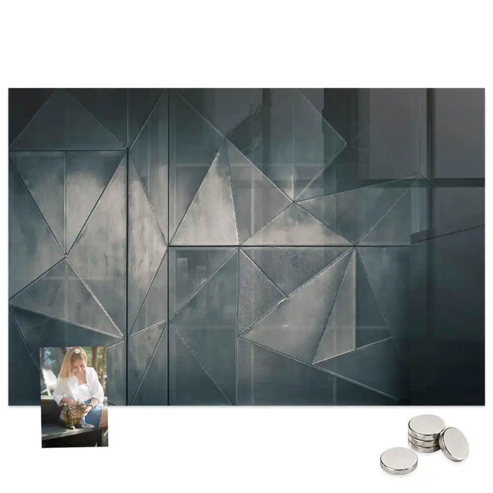 Tableau mural magnétique décoratif en métal