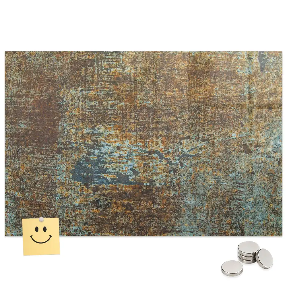 Tableau magnétique éducatif sur la corrosion des métaux