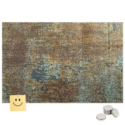 Tableau magnétique éducatif sur la corrosion des métaux