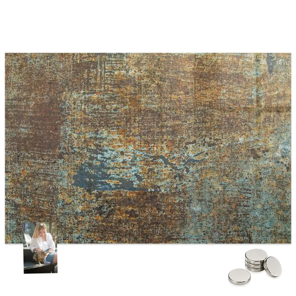 Tableau magnétique éducatif sur la corrosion des métaux