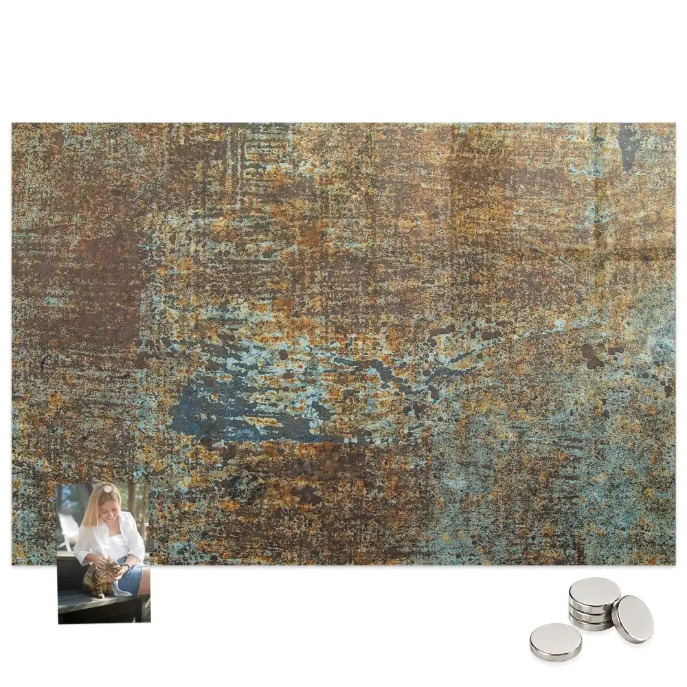 Tableau magnétique éducatif sur la corrosion des métaux