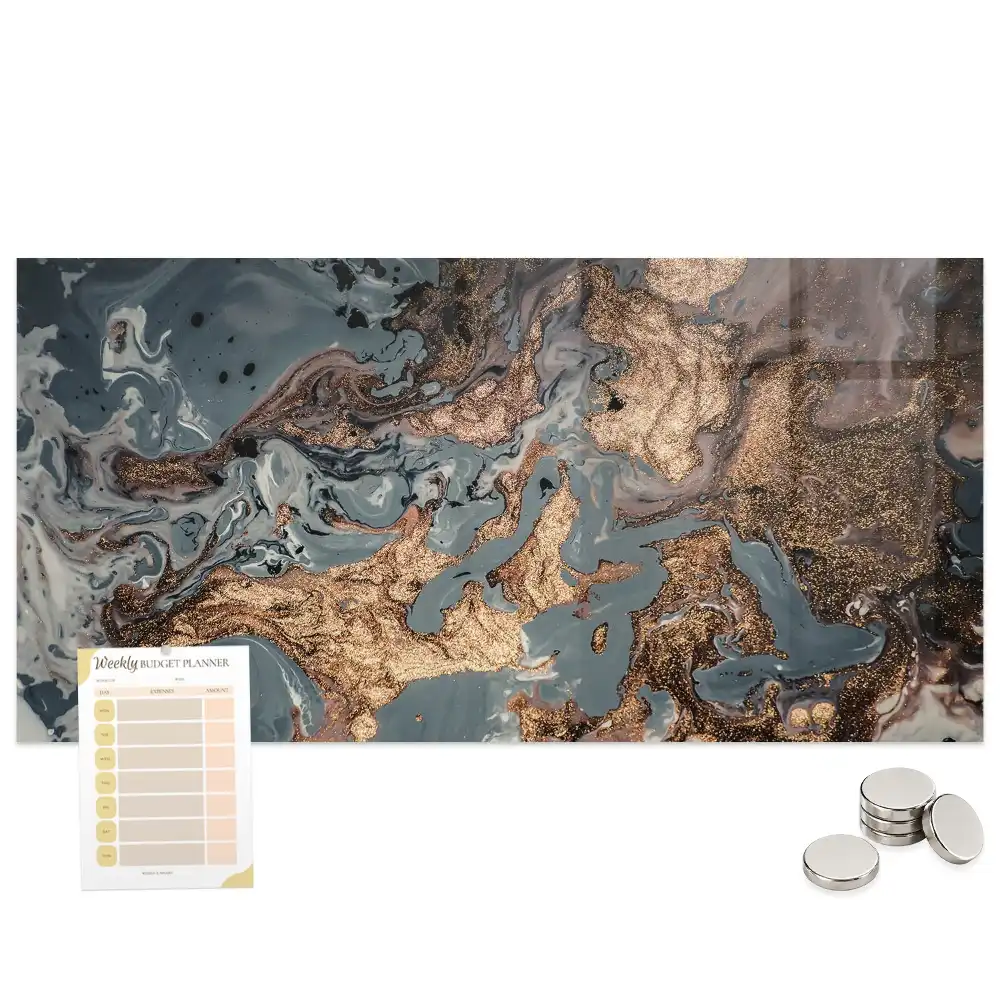 Tableau aimanté décoratif aspect pierre