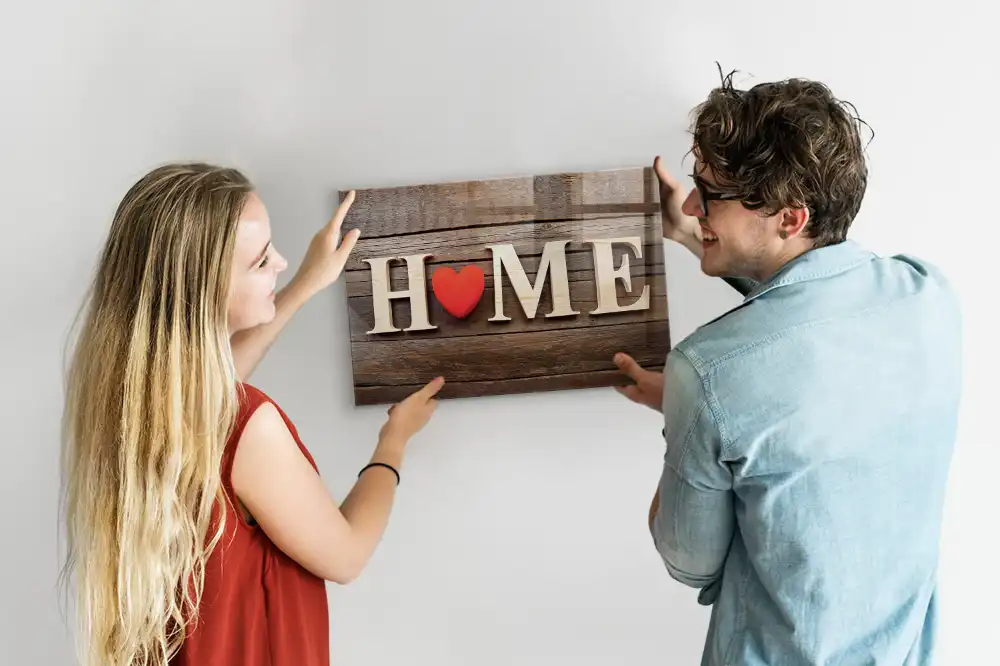 Tableau mémo magnétique en verre pour la maison
