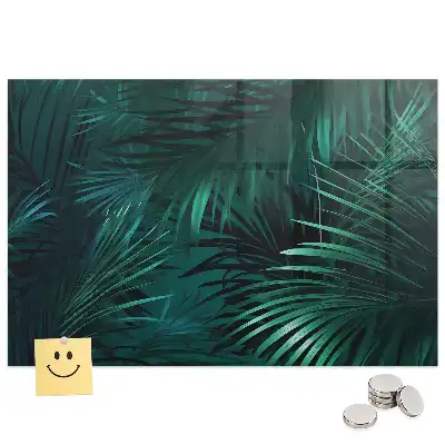 Tableau mural magnétique flore exotique