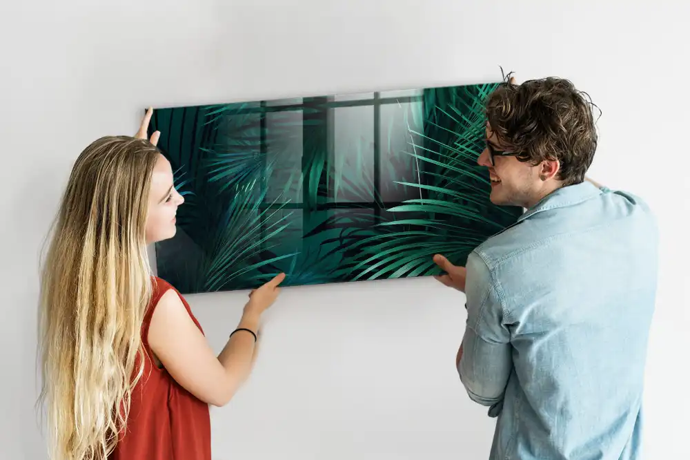Tableau mural magnétique flore exotique
