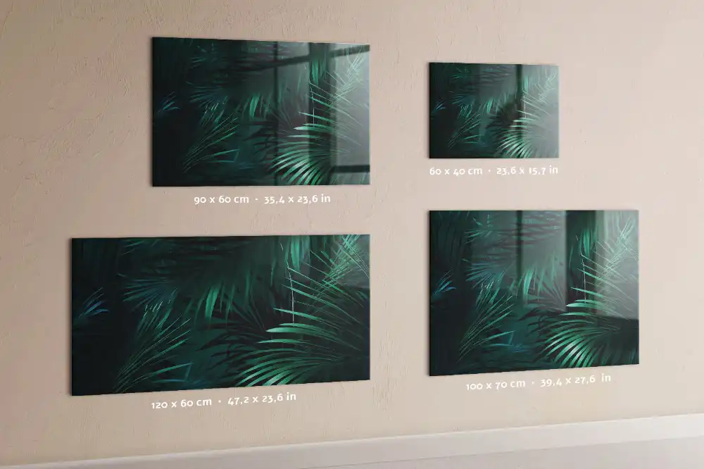 Tableau mural magnétique flore exotique