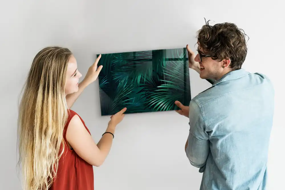 Tableau mural magnétique flore exotique