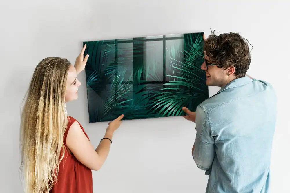 Tableau mural magnétique flore exotique