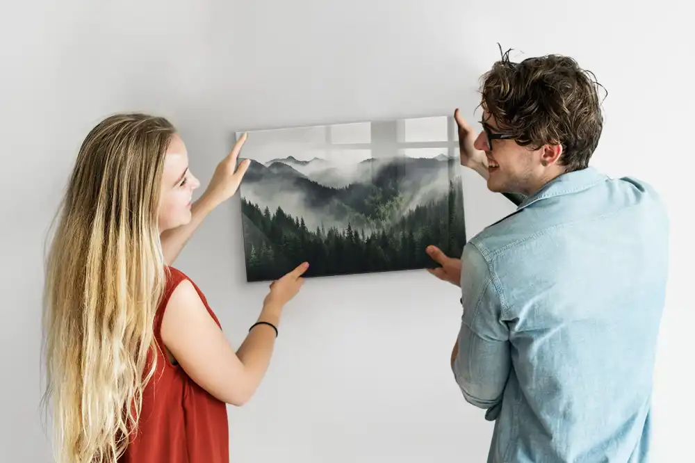 Tableau magnétique paysage de forêt