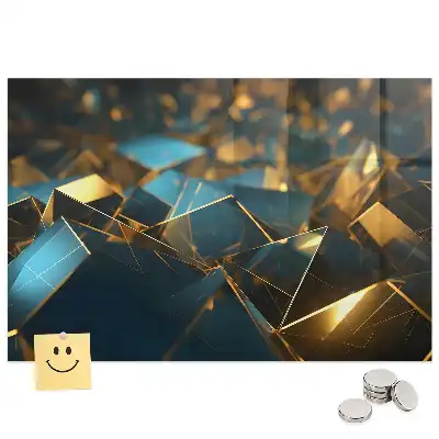 Tableau aimanté décoratif motif abstrait