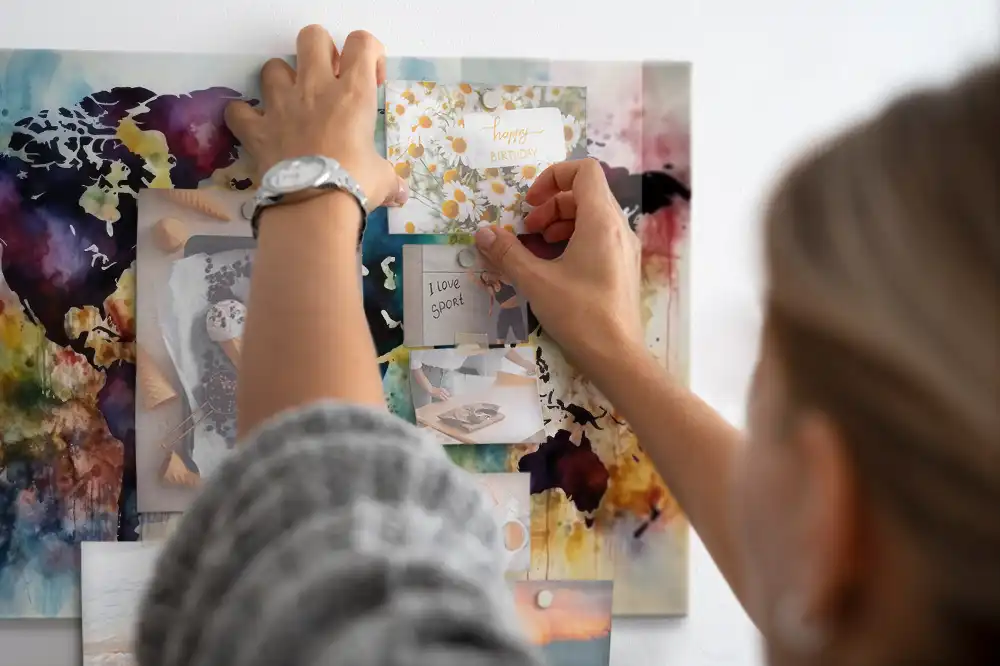 Tableau magnétique pour magnets Atlas aquarelle
