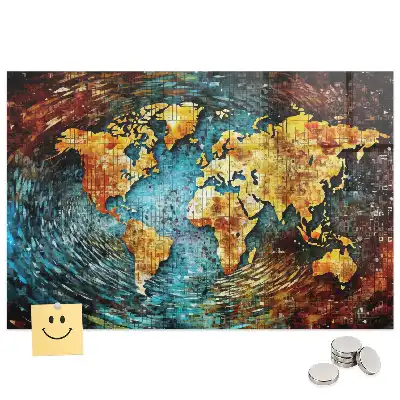 Tableau aimanté décoratif motif chaos cosmique