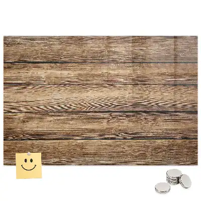 Tableau mural magnétique en bois