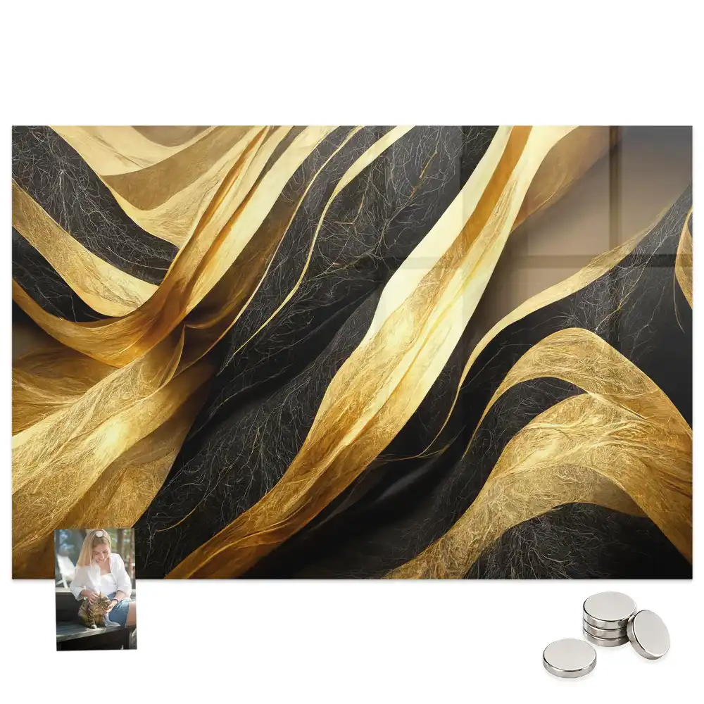 Tableau mural magnétique abstraction chic
