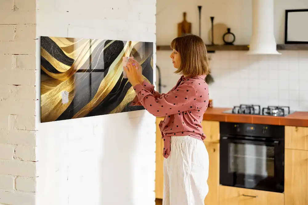 Tableau mural magnétique abstraction chic