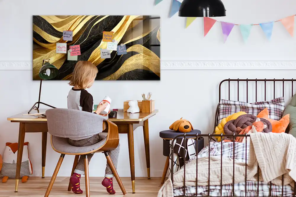 Tableau mural magnétique abstraction chic