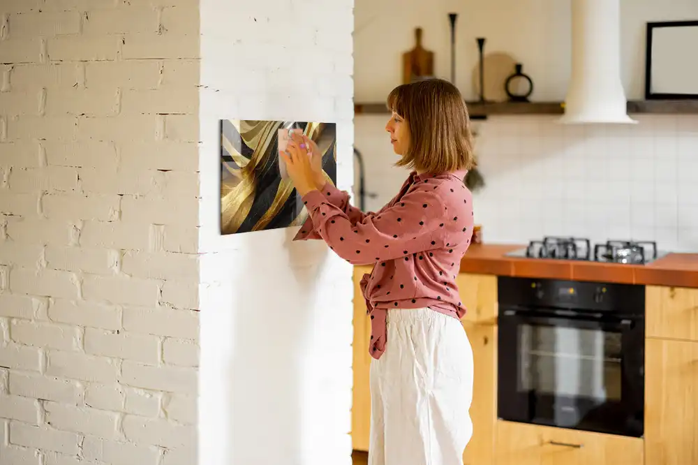 Tableau mural magnétique abstraction chic