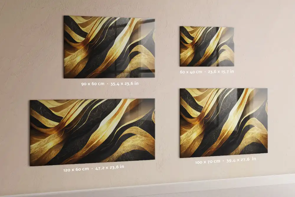 Tableau mural magnétique abstraction chic