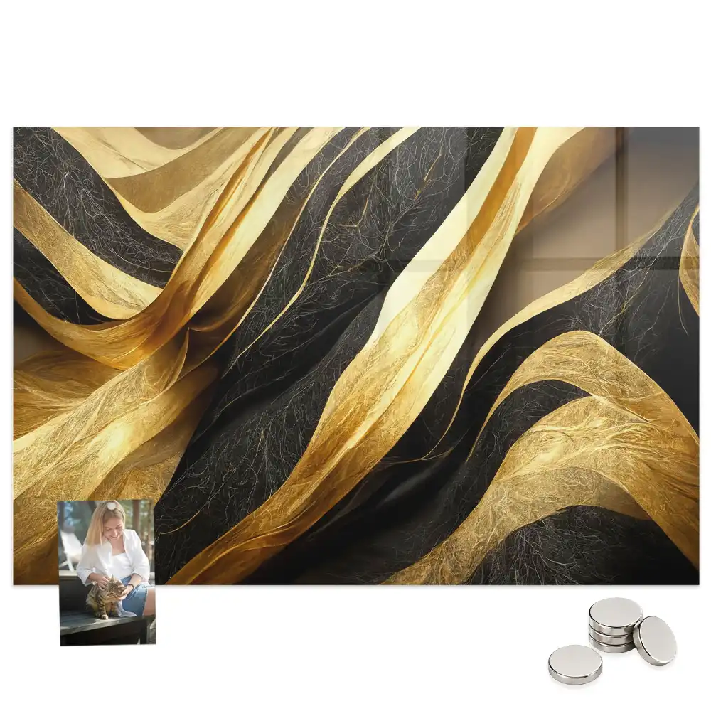 Tableau mural magnétique abstraction chic