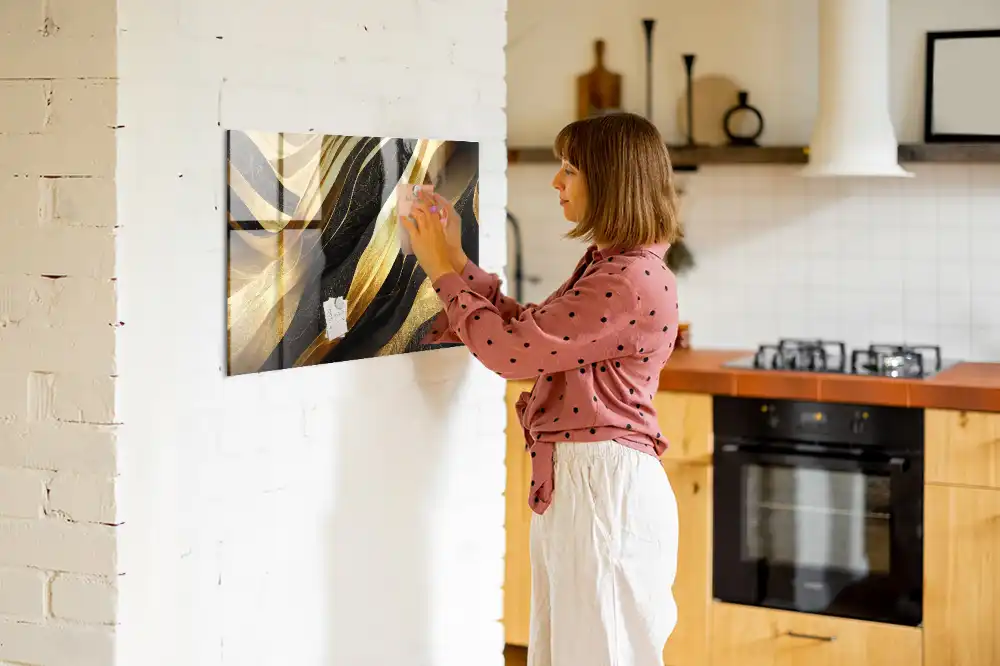 Tableau mural magnétique abstraction chic