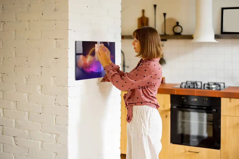 Tableau magnétique avec magnets effet fumée 3D