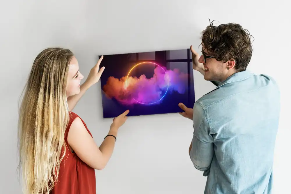 Tableau magnétique avec magnets effet fumée 3D