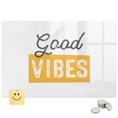 Tableau magnétique décoratif avec phrase de motivation