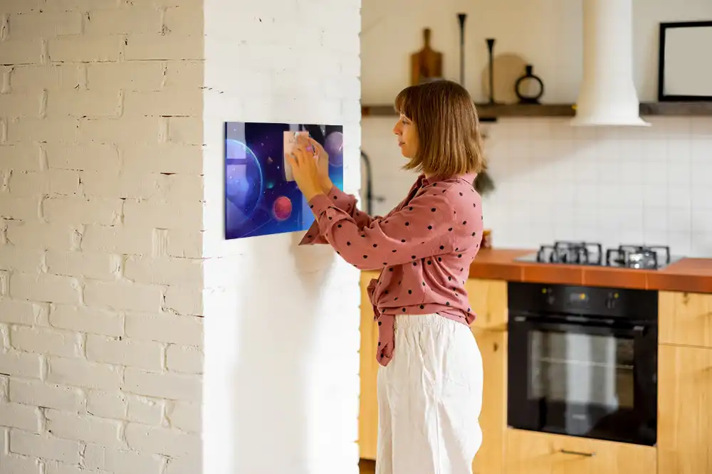Tableau mural magnétique système planétaire