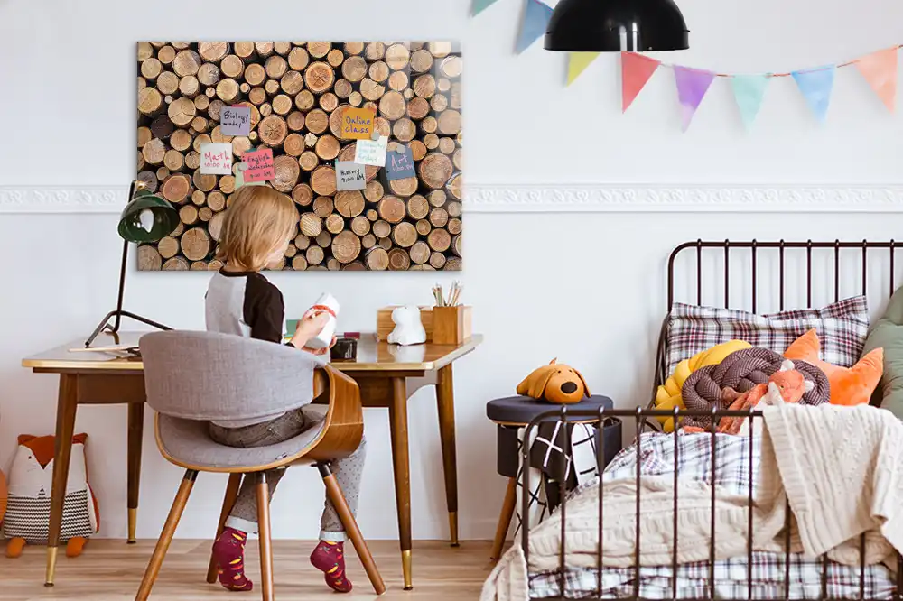 Tableau magnétique pour magnets anneaux d'arbres