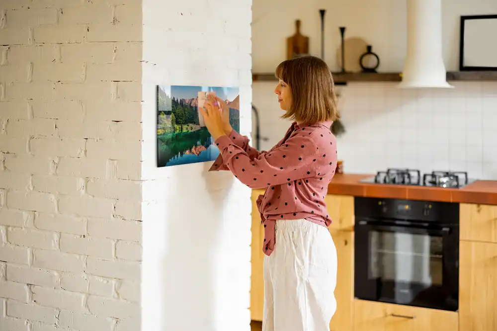 Tableau mural magnétique paysage avec un lac