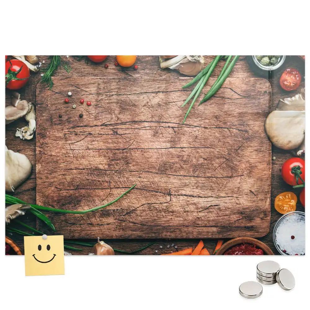 Tableau mural magnétique pour cuisine