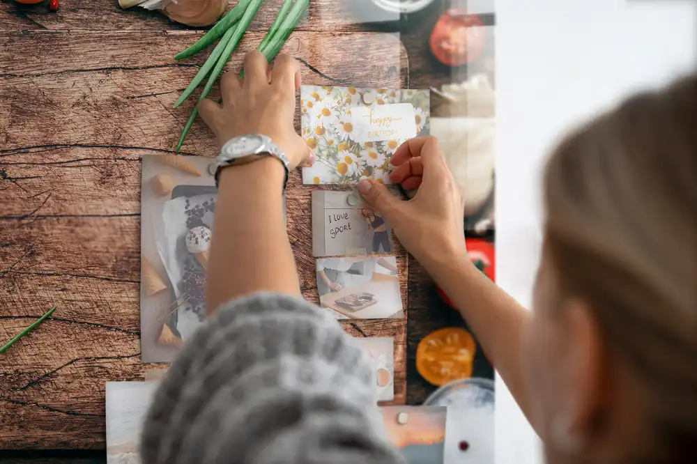 Tableau mural magnétique pour cuisine
