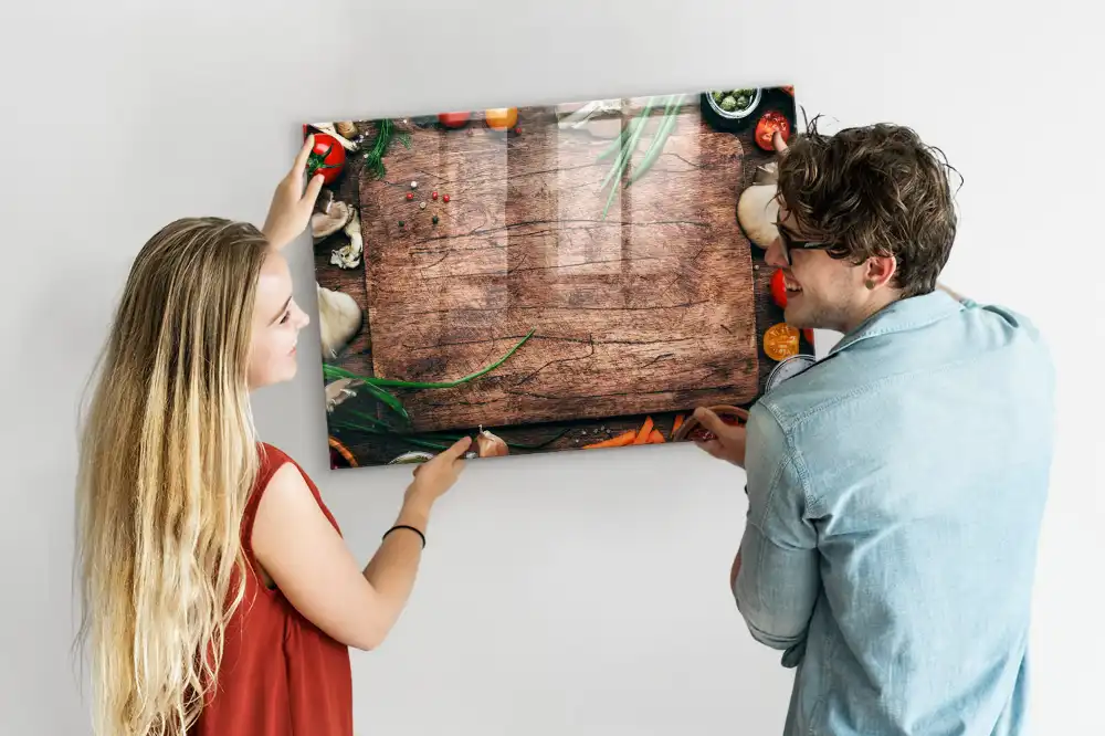 Tableau mural magnétique pour cuisine