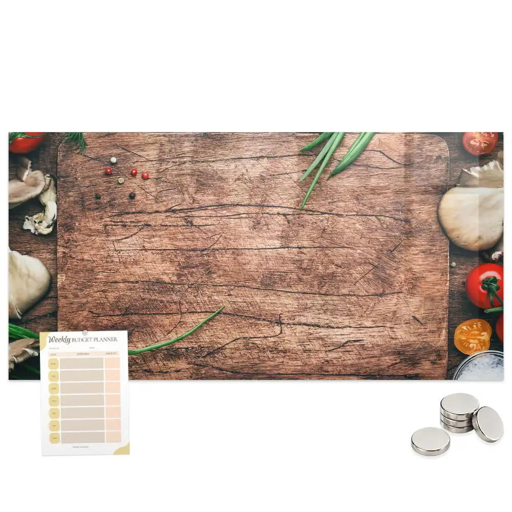 Tableau mural magnétique pour cuisine