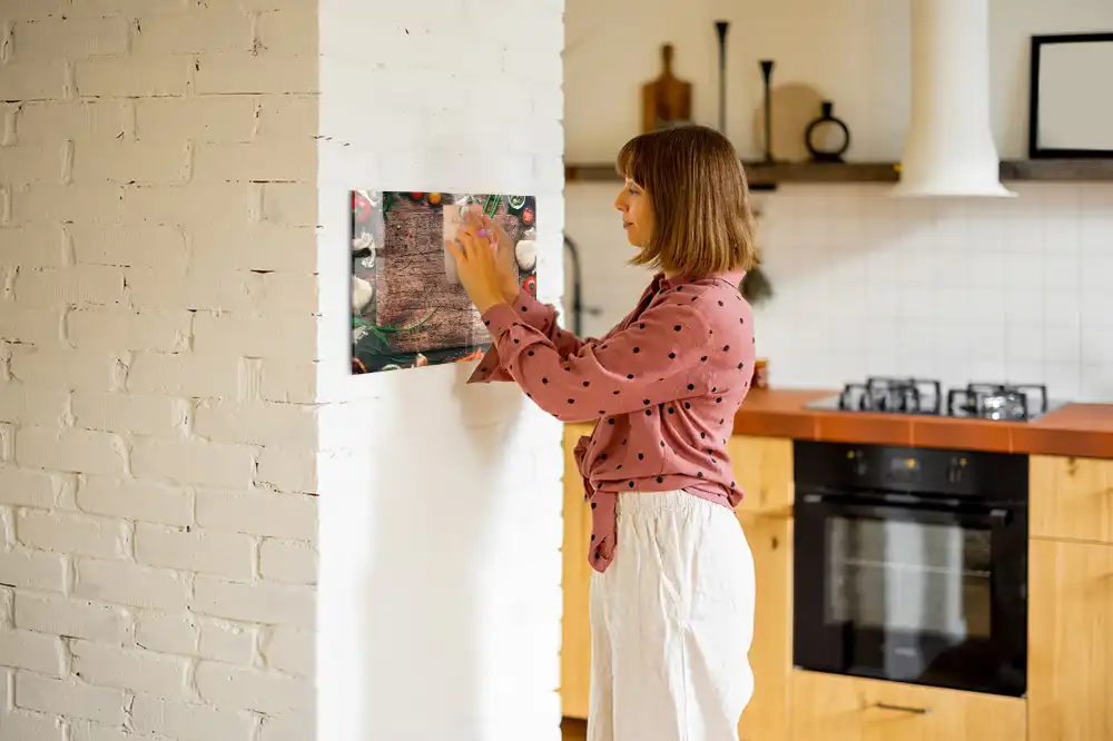 Tableau mural magnétique pour cuisine