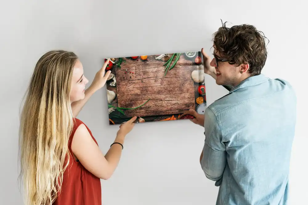 Tableau mural magnétique pour cuisine