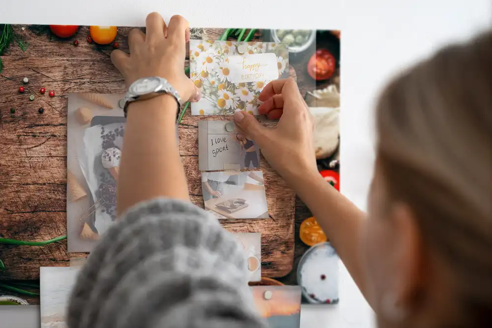 Tableau mural magnétique pour cuisine