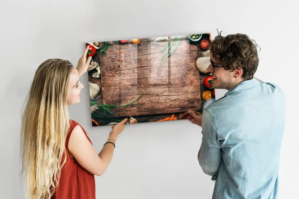 Tableau mural magnétique pour cuisine