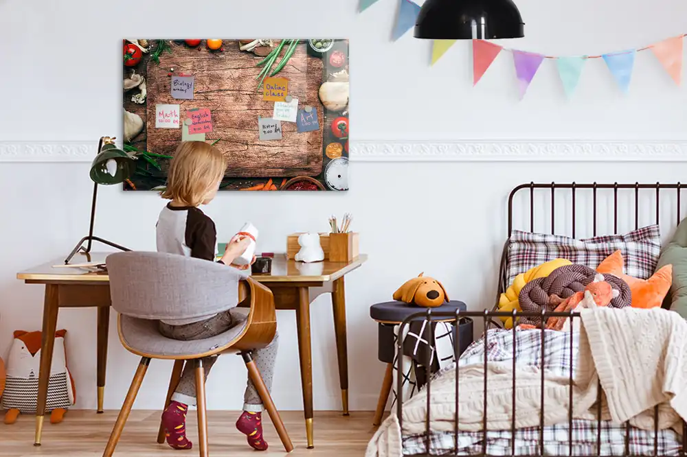 Tableau mural magnétique pour cuisine