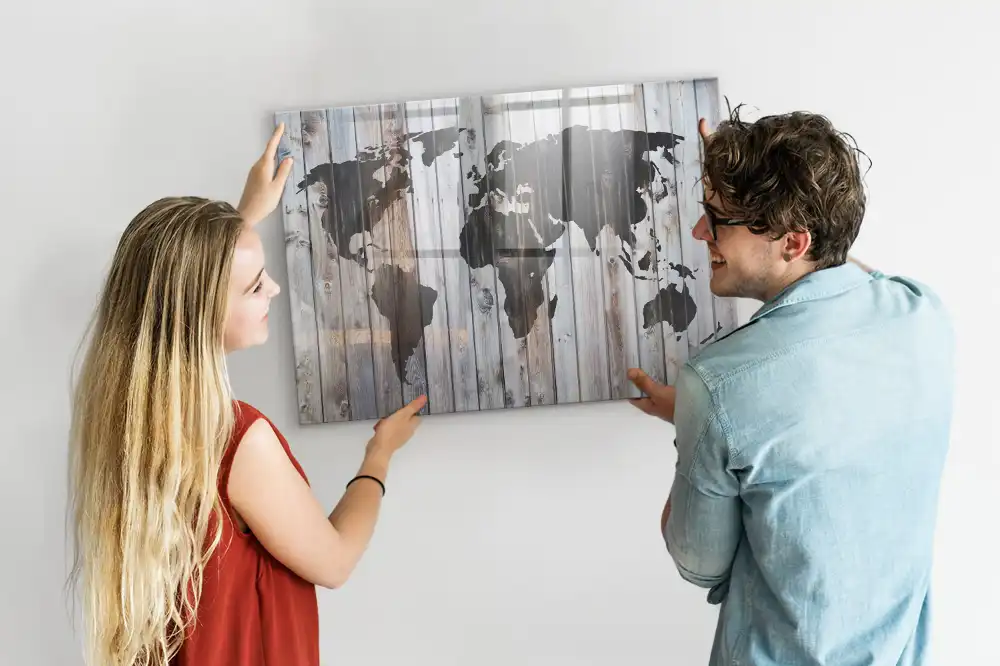 Tableau magnétique pour magnets continents